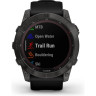 Часы GARMIN FENIX 7X SAPPHIRE SOLAR CARBON GRAY DLC TITANIUM WITH BLACK BAND 11153