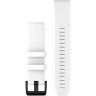 Ремешок GARMIN QUICKFIT 22MM BAND WHITE WITH BLACK STAINLESS STEEL HARDWARE 10570