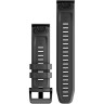 Ремешок GARMIN QUICKFIT 22мм WATCH BANDS GRAPHITE SILICONE 11197