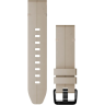 Ремешок сменный GARMIN QUICKFIT 20 LIMESTONE LEATHER BAND LEATHER 010-13102-06