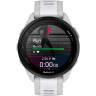 Смарт-часы GARMIN FORERUNNER 165 MUSIC, силиконовый ремешок цвета туманно-серый/белый камень 010-02863-31