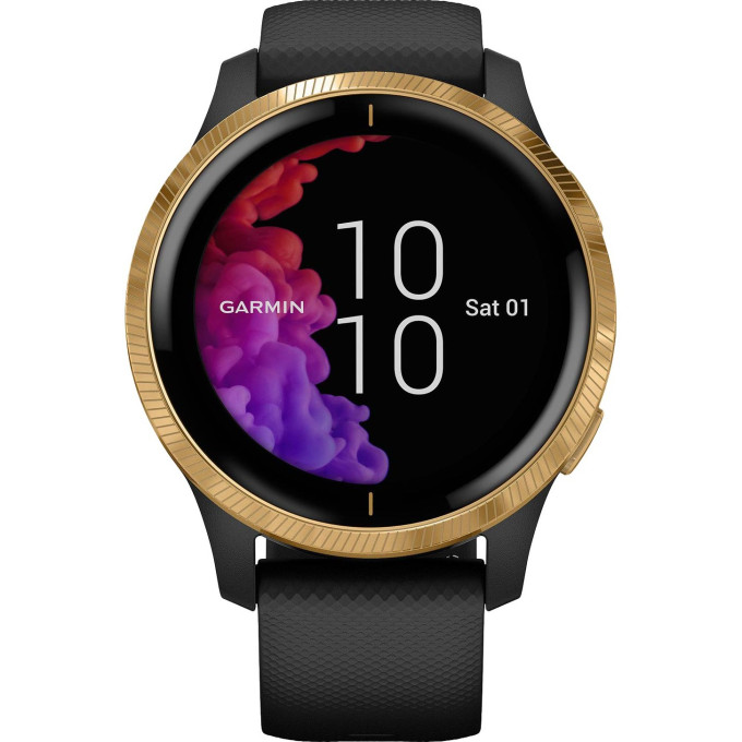 Умные часы GARMIN VENU BLACK/GOLD WI-FI GPS 010-02173-34